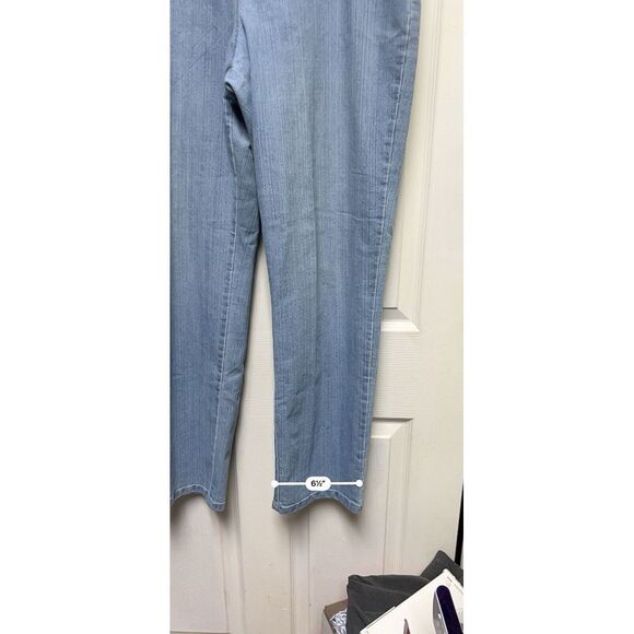 DBHc) Gloria Vanderbilt Jeans Women Size‎ 16 Blue 36x28 High Rise Straight Denim - Picture 4 of 9